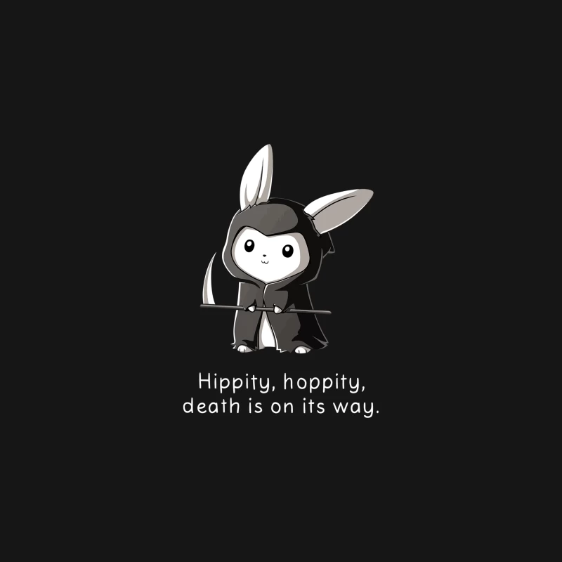 Adorable Ninja Bunny Cartoon Character Desk Mat