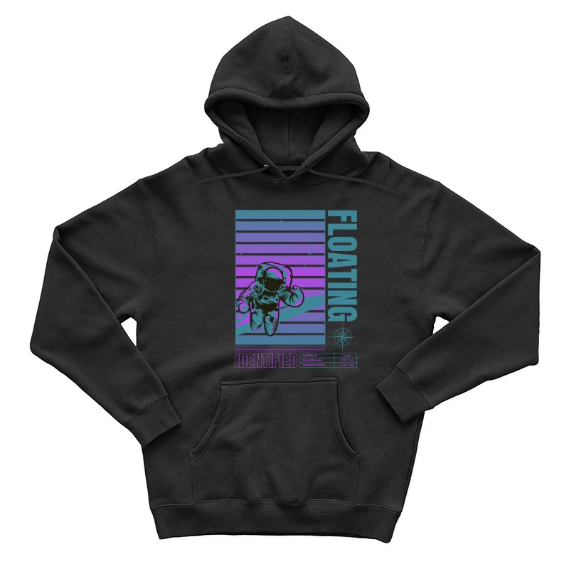 Astronaut im Weltraum schwebend Herren Pullover Hoodie