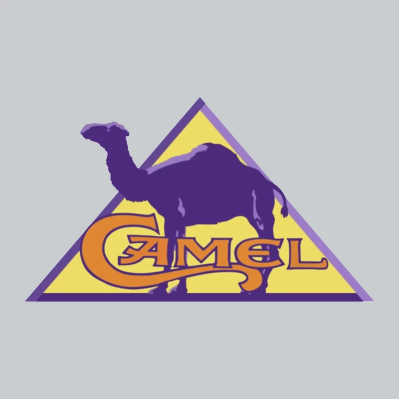 Camel Retro Art Baseball Cap