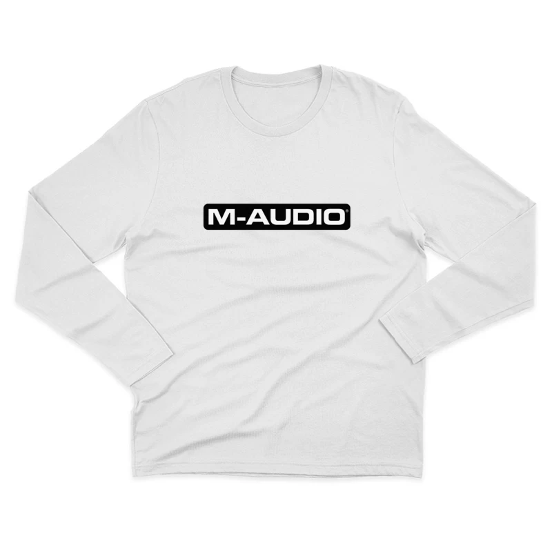 M-Audio Professional Audio Equipment Brand Logo Male Long Sleeve T-Shirt