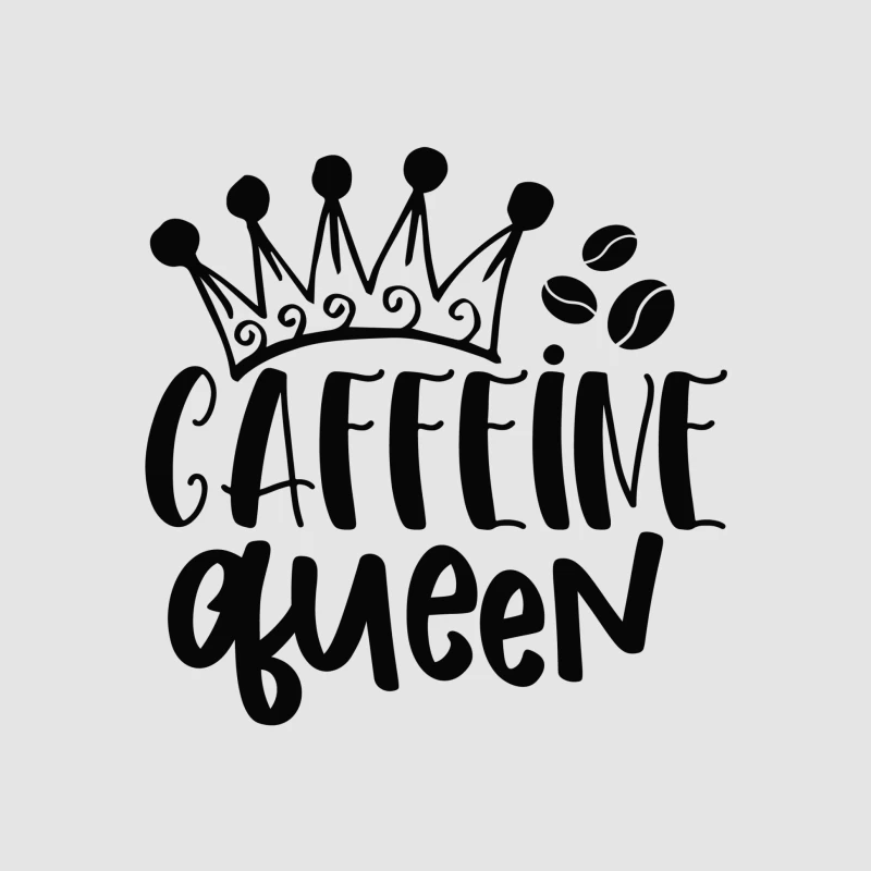 Reine de la Caféine avec Couronne Homme Sweat à capuche