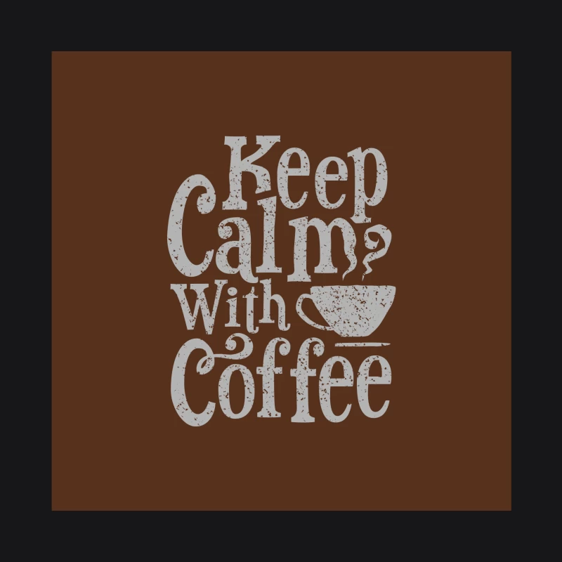 Gardez votre calme avec du café Homme Sweat à capuche