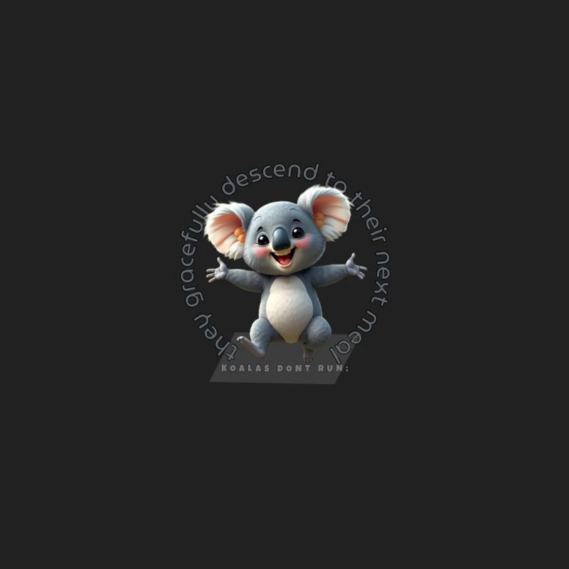 Playful Cartoon Koala Bucket Hat
