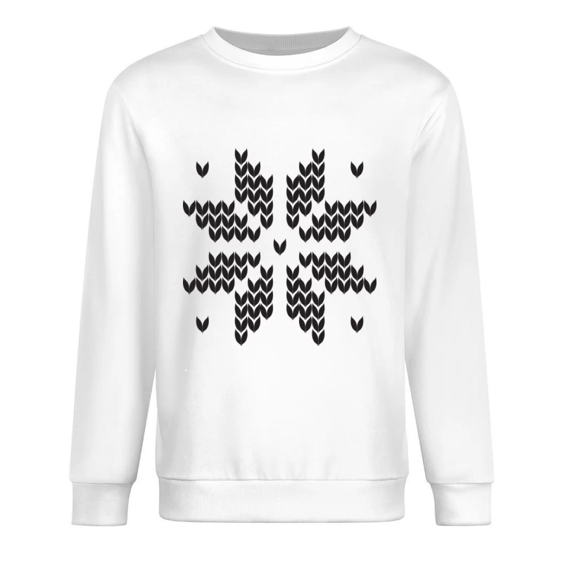 Motif géométrique en chevrons Homme Sweat-shirt à enfiler
