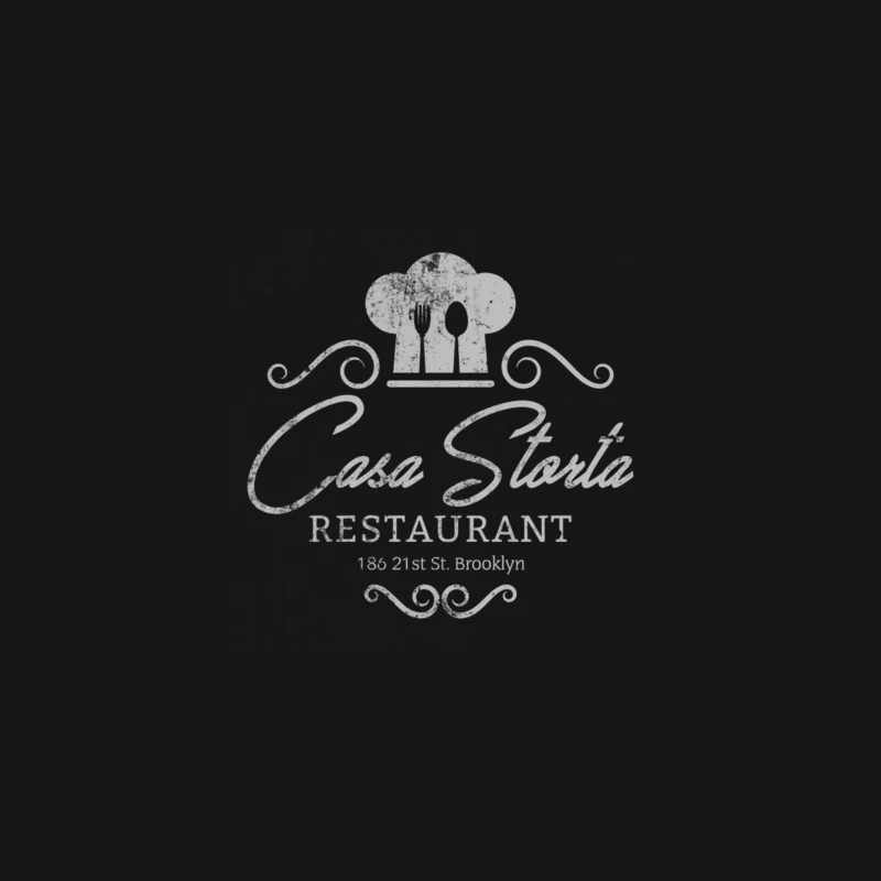 Casa Storta Restaurant, distressed Desk Mat