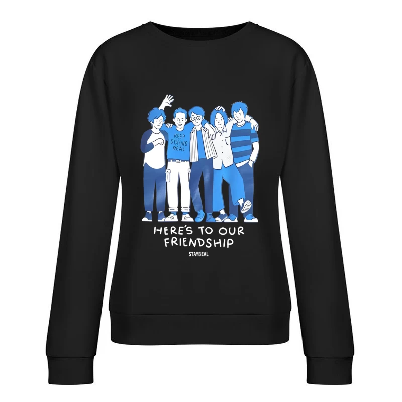 Freunde feiern Zusammenhalt Damen Pullover Sweatshirt