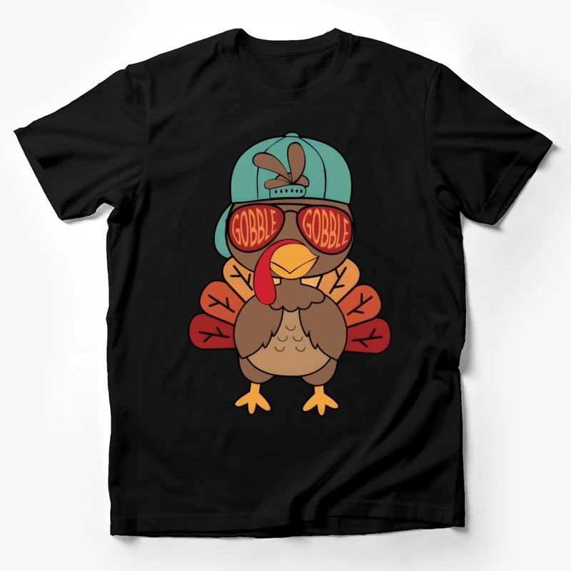 Schicke Truthahn mit Sonnenbrille Herren T-Shirt