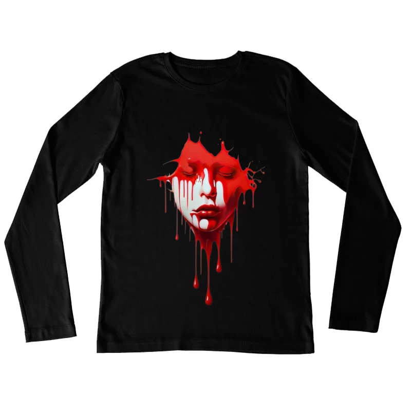 Bloody girl Female Long Sleeve T-Shirt