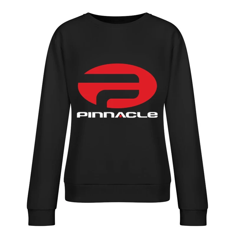 Pinnacle Sports Equipment Brand Logo Design Female Pullover Sweatshirt