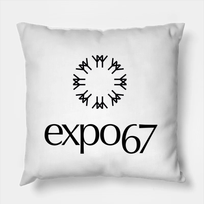 Expo 67 Logo Throw Pillow
