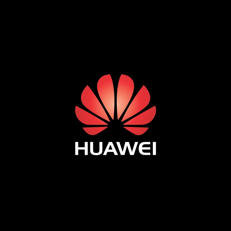 Huawei Red Corporate Logo Design iPhone Case