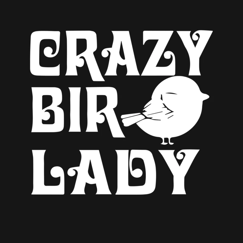 Crazy Bird Lady Mouse Pad