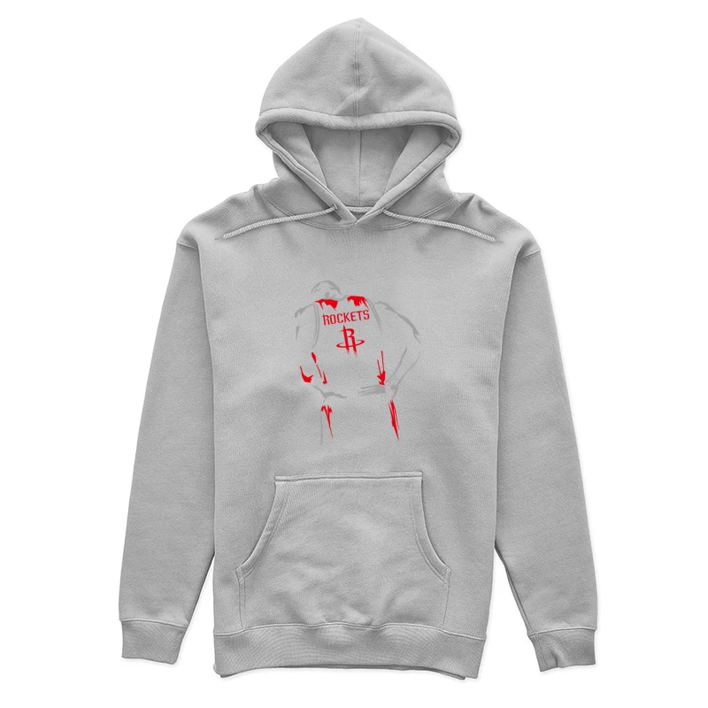 Basketballspieler im Rockets-Trikot Damen Pullover Hoodie
