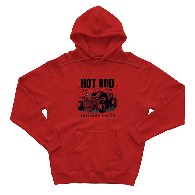 Hot Rod Garage Design mit Originalteilen Herren Pullover Hoodie