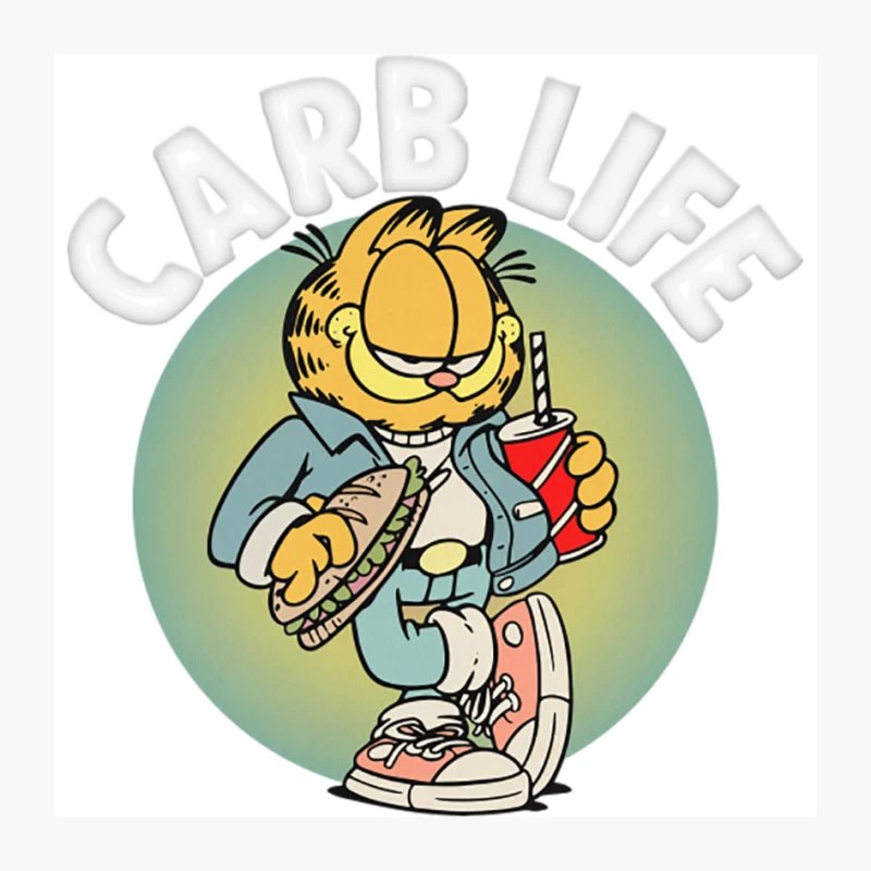 Carb Life  Retro Funny Carb Lover Design Pin