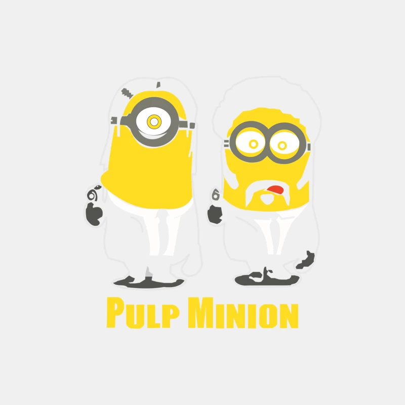 Pulp Minion Pulp Fiction Parody Despicable Me Male Tank Top
