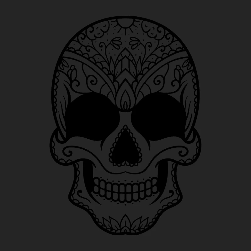 Design de Crâne Orné Homme Sweat-shirt à enfiler