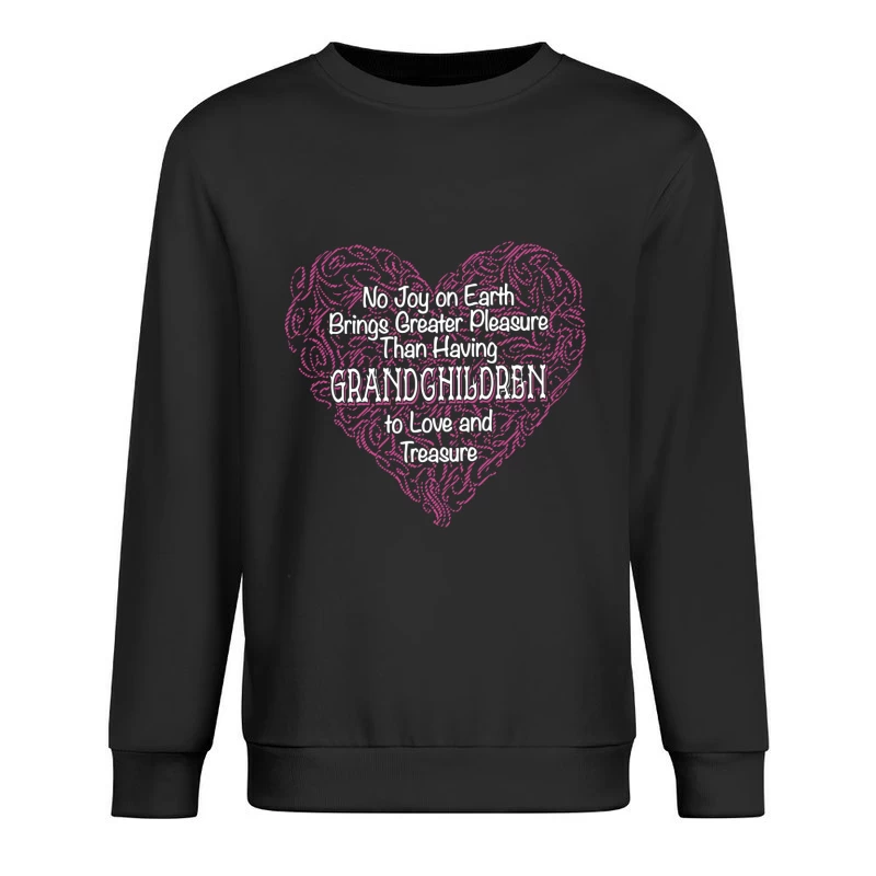 Amour et joie des petits-enfants Homme Sweat-shirt à enfiler