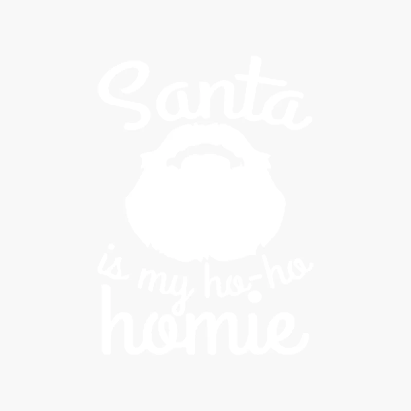 Santa Is My Ho-Ho Homie Cotton Tote Bag