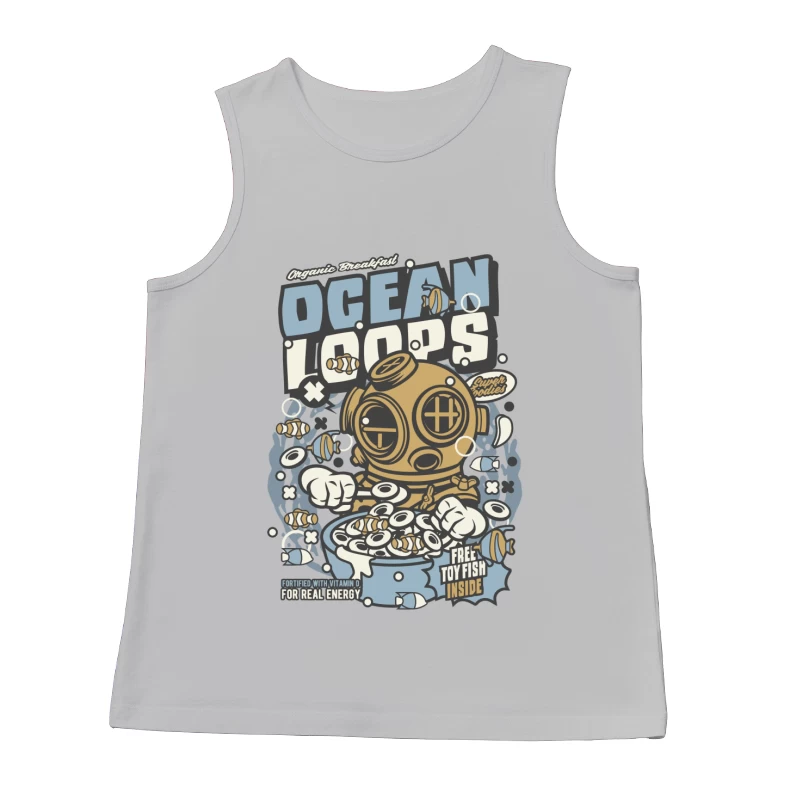 Les céréales Ocean Loops avec un scaphandre Homme Débardeur