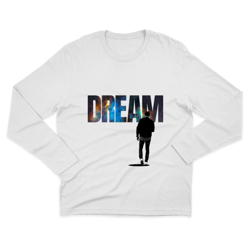 Homme rêve de l'espace Homme Manches Longues T-Shirt