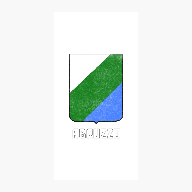 Abruzzo Italia Flag  Vintage Look Faded Design iPhone Case