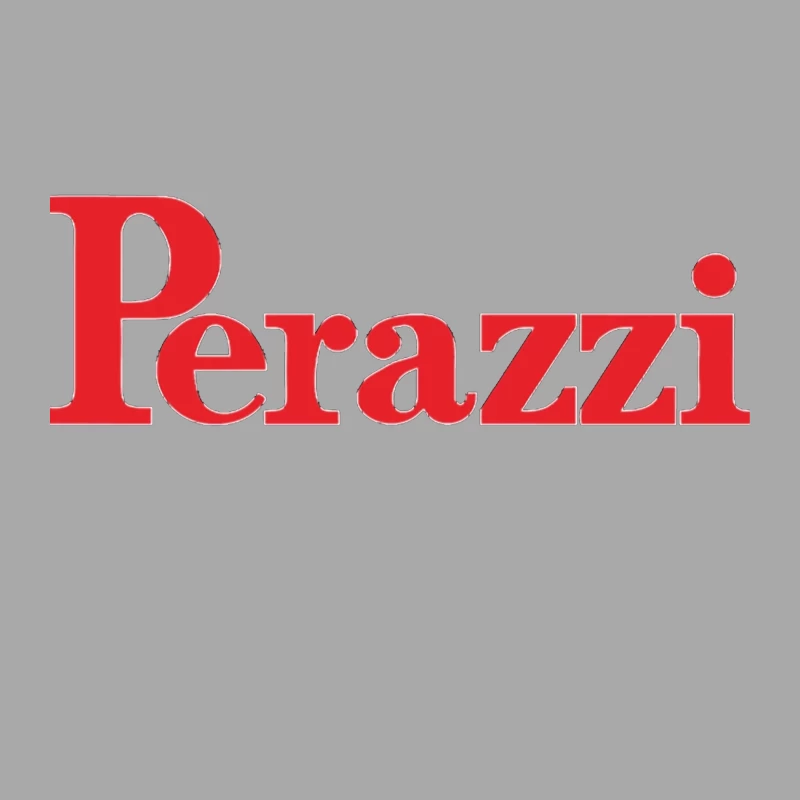 Perazzi Red Logo Typography Female Pullover Hoodie