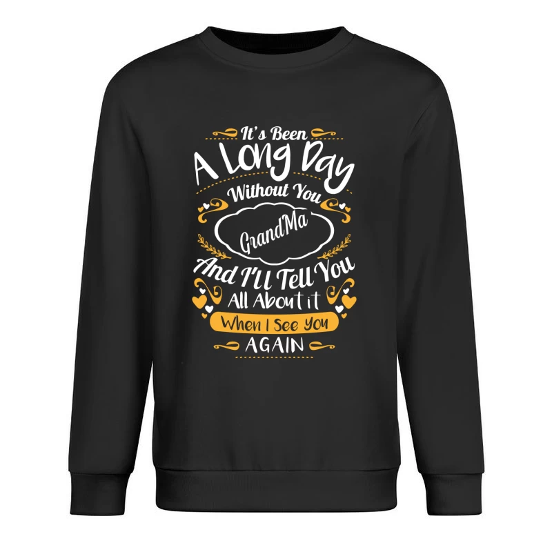 Hommage Émotionnel à Grand-Mère Homme Sweat-shirt à enfiler