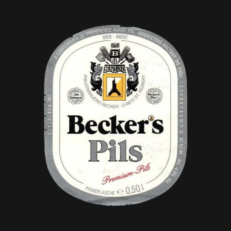 Becker's Beer Male Long Sleeve T-Shirt