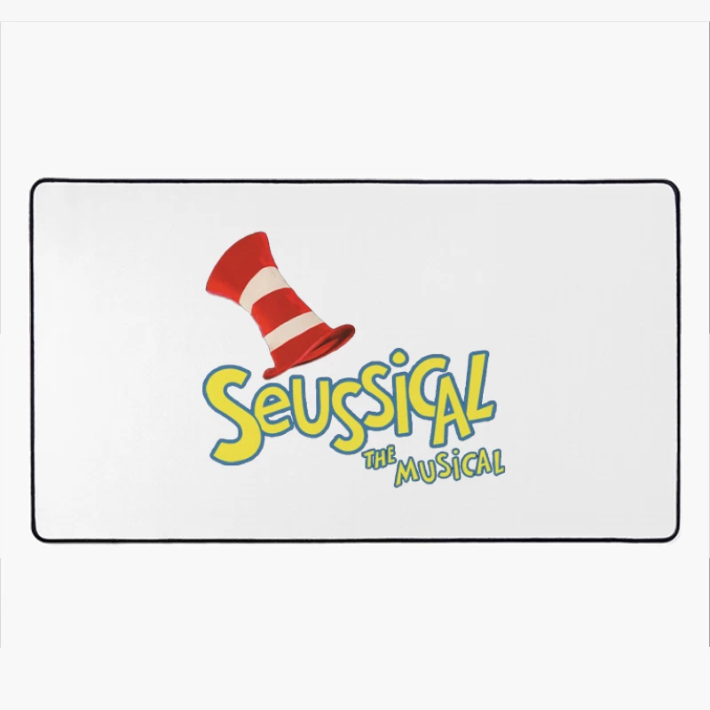 Seussical The Musical Theater Production Logo Desk Mat