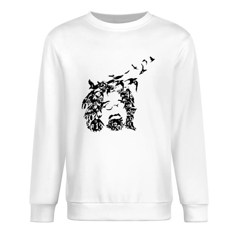 Counting Crows Black Art Male Pullover Sweatshirt