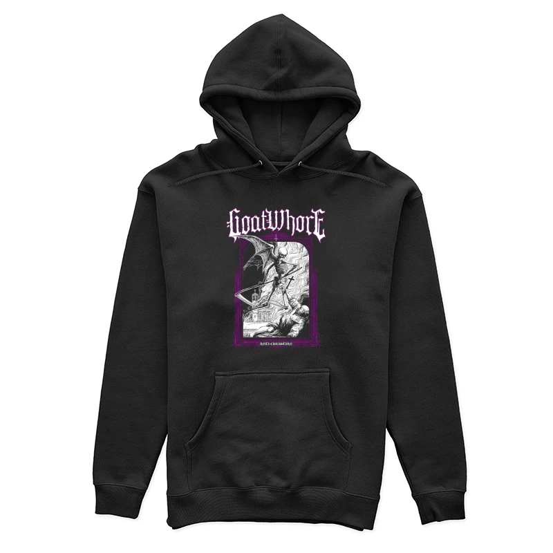 Goatwhore Anti Christian Female Pullover Hoodie