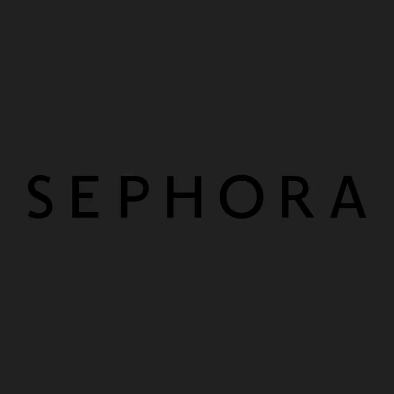 Sephora Black and White Corporate Logo Bucket Hat