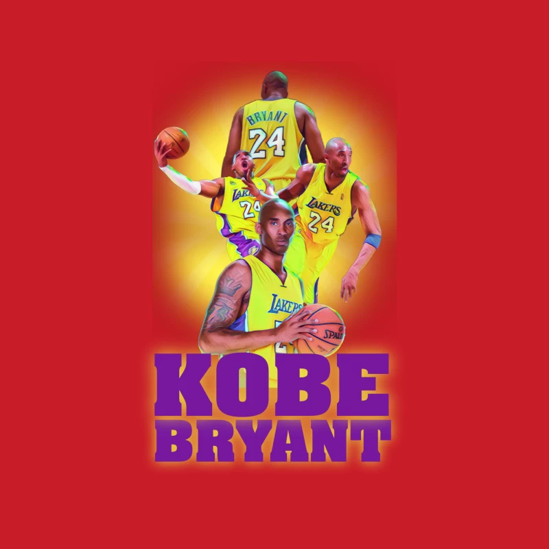 Kobe Bryant Tribute in NBA Colors Male Pullover Hoodie