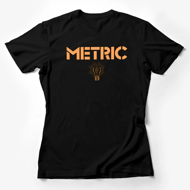 Metric Fantasies Lightbulb Female T-Shirt