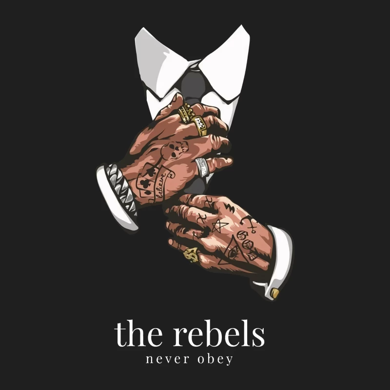 Rebellisches Tattoo-Design Herren Tanktops