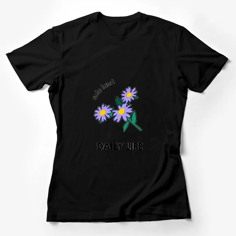 Blumen Design des täglichen Lebens Damen T-Shirt