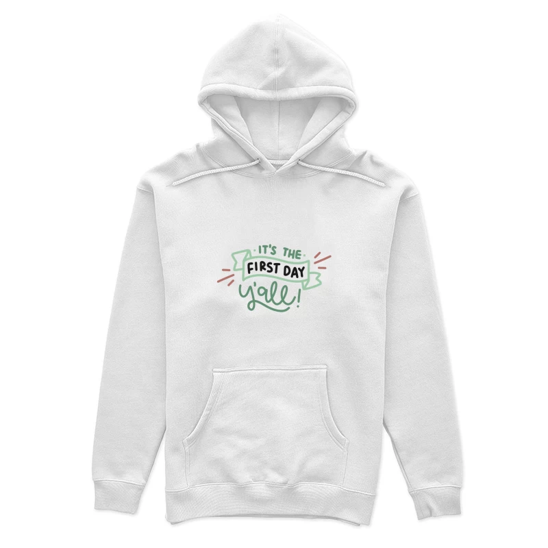 Premier jour avec enthousiasme Femme Sweat à capuche