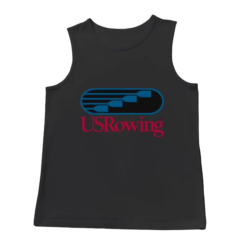 US Rowing Official Sports Organization Logo Male Tank Top