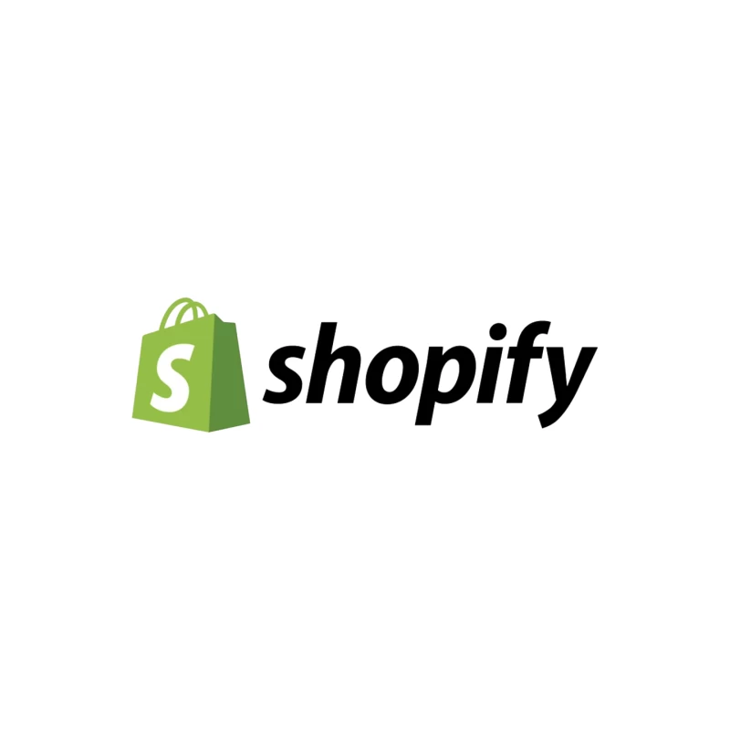 Shopify E-commerce Platform Logo with Green Shopping Bag Icon Mouse Pad