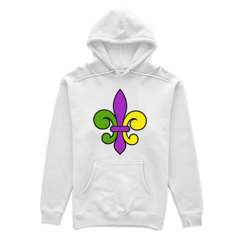 Fleur-de-Lis Multicolore Femme Sweat à capuche