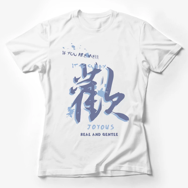 Freude und Sanftmut in der Sonne Damen T-Shirt