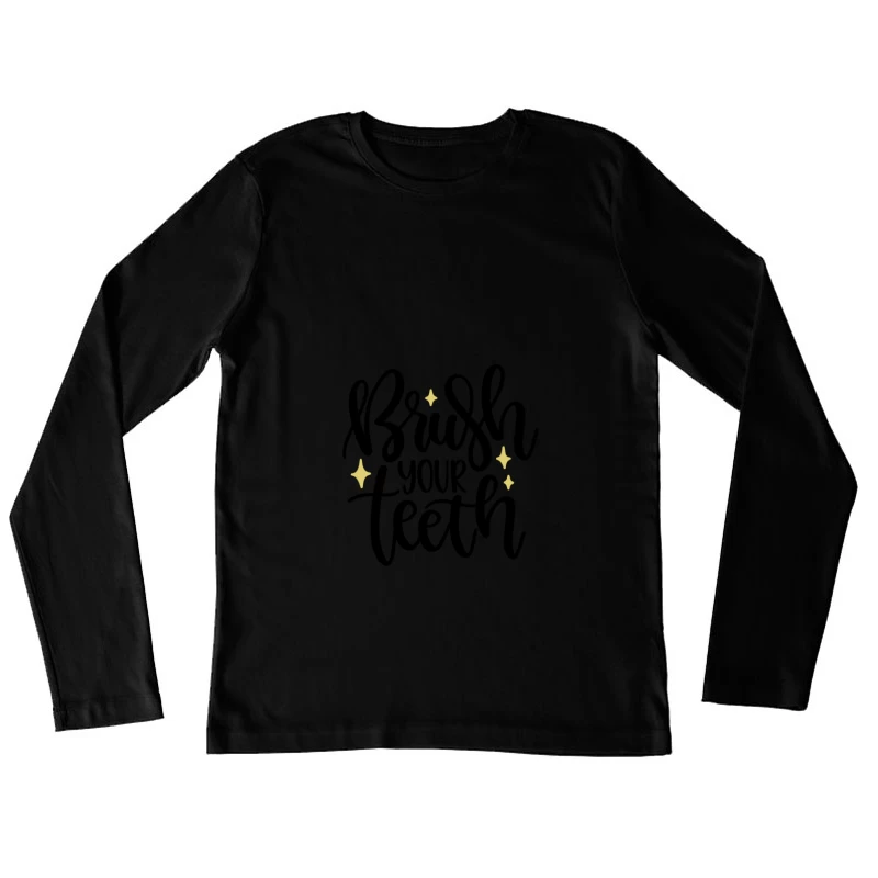 Montagnes Étoilées Minimalistes Femme Manches Longues T-Shirt