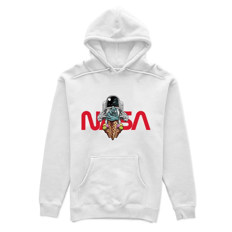 Astronaut mit Eis und NASA-Design Damen Pullover Hoodie