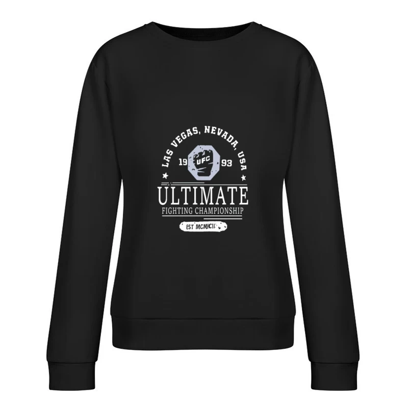 Design de Logo UFC, Las Vegas, 1993 Femme Sweat-shirt à enfiler
