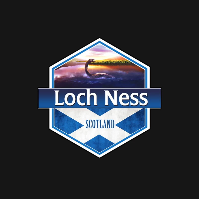 Loch Ness Travel Badge Female Long Sleeve T-Shirt