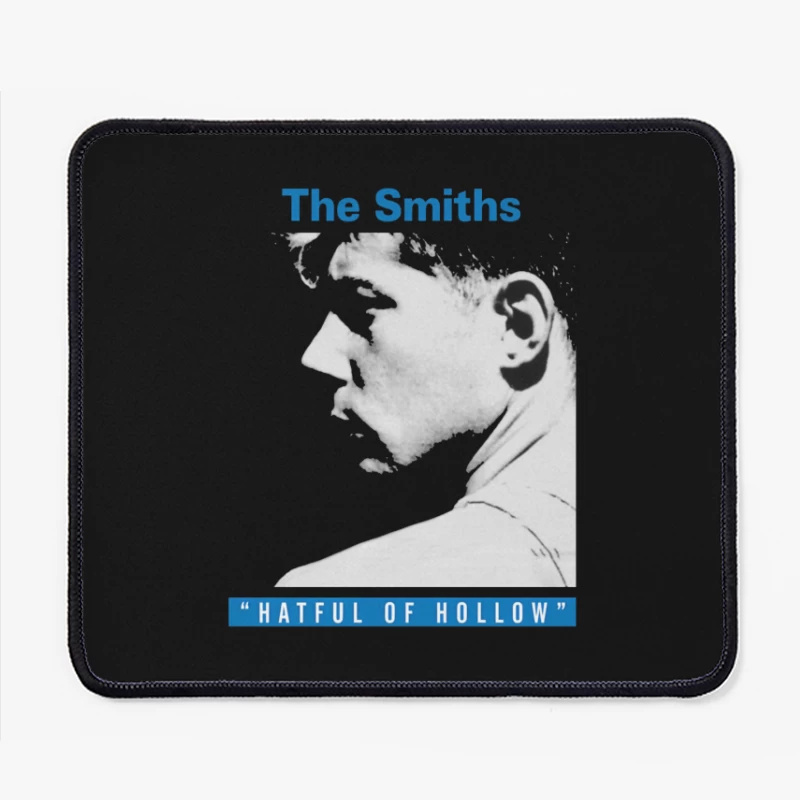 The Smiths 'Hatful of Hollow' Album Cover Art in Black and White Mouse Pad