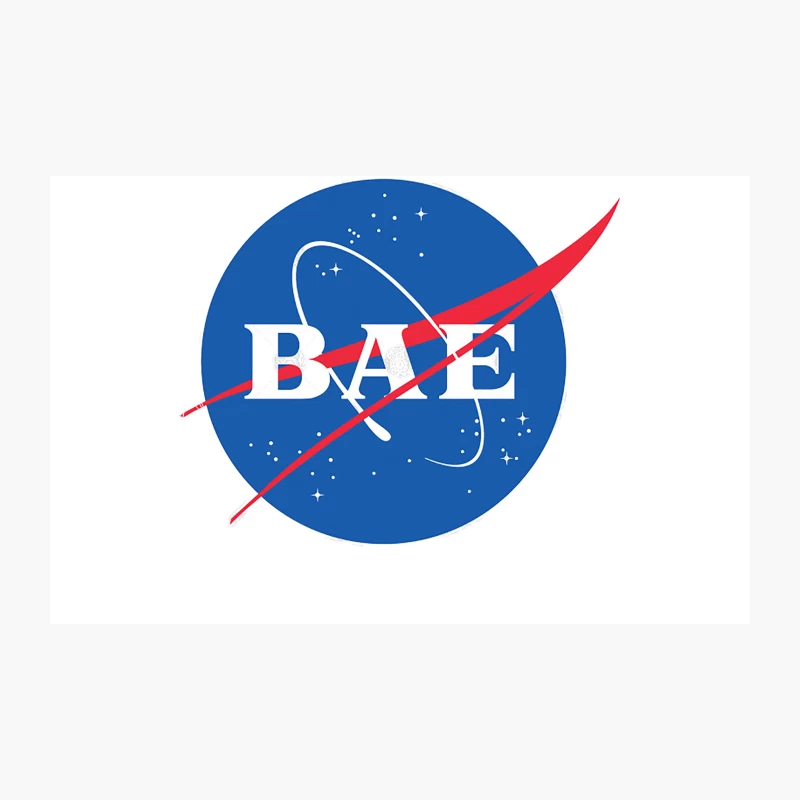 BAE - Nasa Parody Logo Design Travel Mug