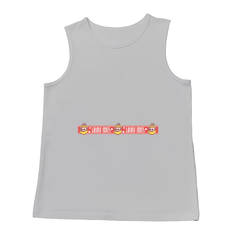 Labubu Illustrationen mit Fruchtmuster Herren Tanktops