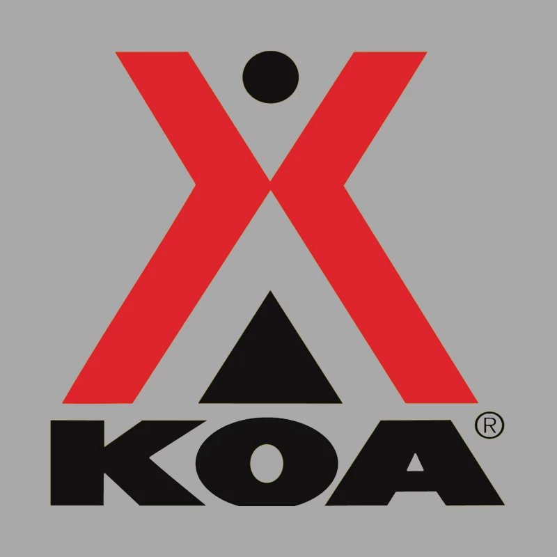 KOA (Kampgrounds of America) Official Logo Design Female Pullover Hoodie